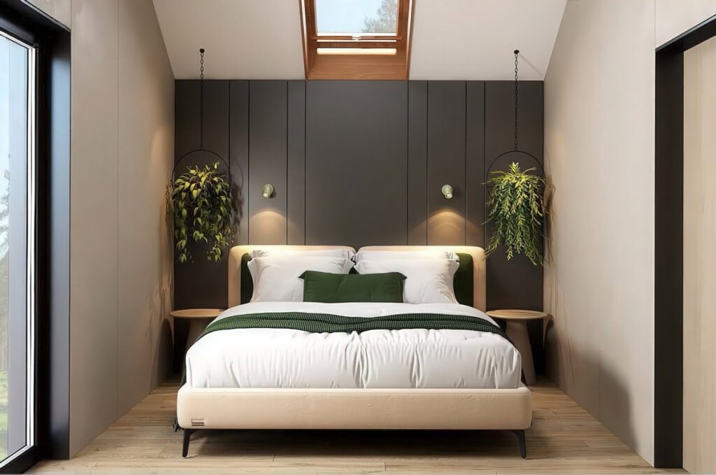 Modulhaus 46 m² — Visualisierung