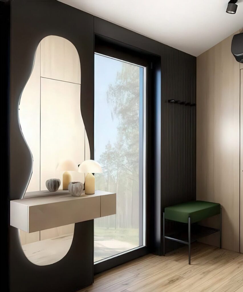 Modulhaus 46 m² — Visualisierung