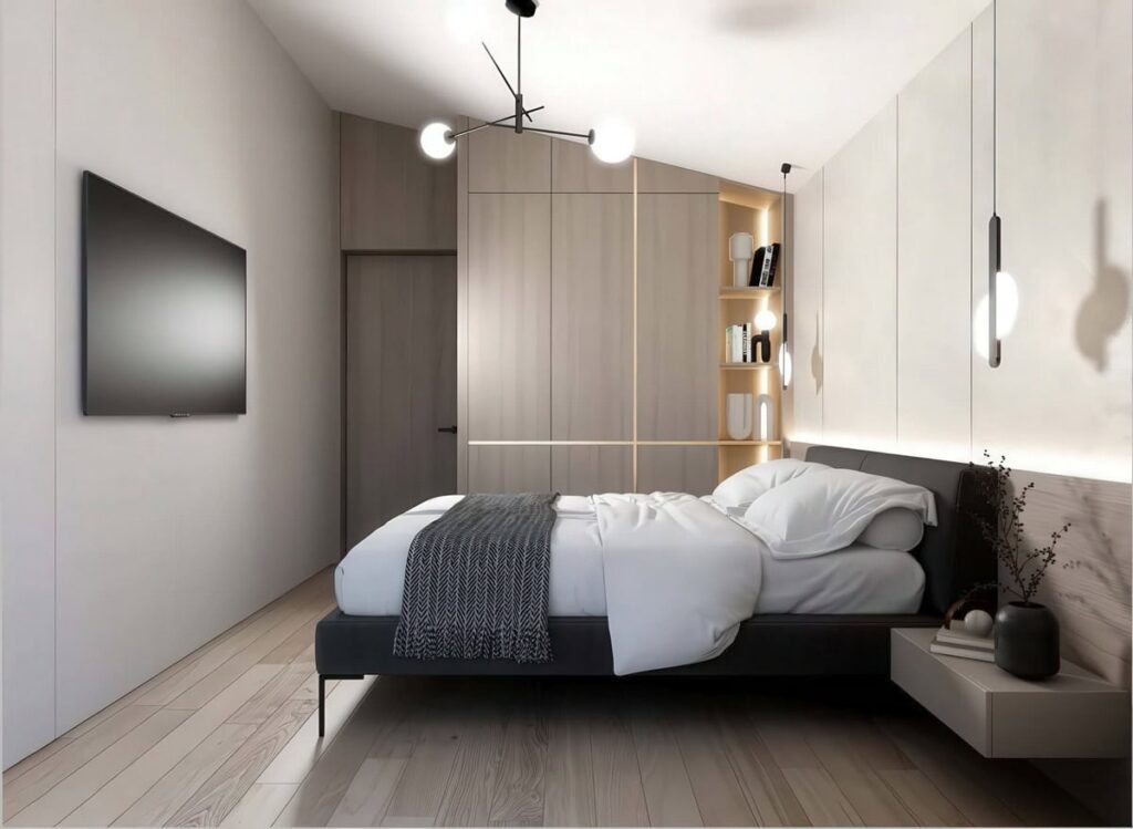 Modulhaus 98 m² — Visualisierung