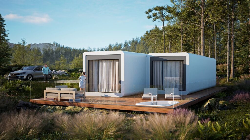 Modul Alpha 70 — modulares Smart-Haus, Visualisierung
