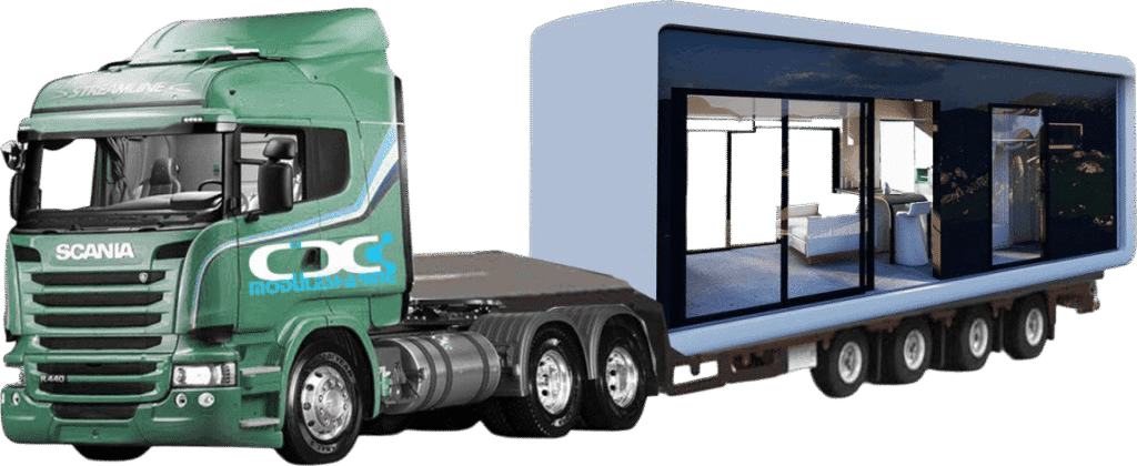 Lieferung & Installation — Modultransport