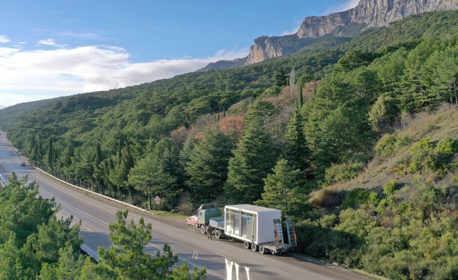 Lieferung & Installation — Modultransport